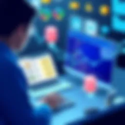 Visual representation of Single Touch Payroll concept