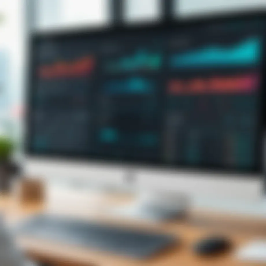 Visual representation of ADP software dashboard