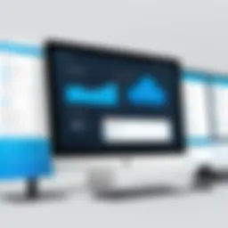 Dashboard showcasing Salesforce Email functionalities