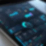 Dashboard overview of property management software