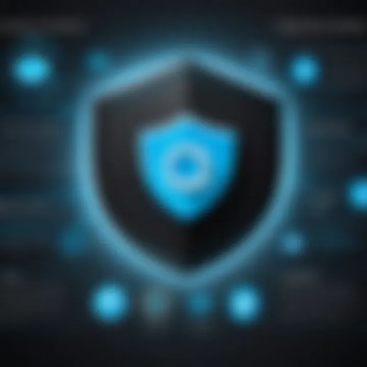Graphic showcasing MuleSoft's security features