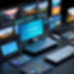 Visual representation of animated clip maker features