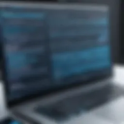 Innovative transcription software interface showcasing automatic text conversion