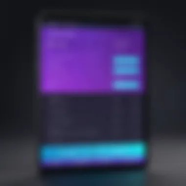 Detailed settings menu highlighting customization options