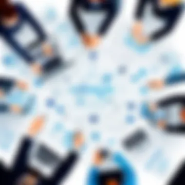 Team collaboration feature in accounting software