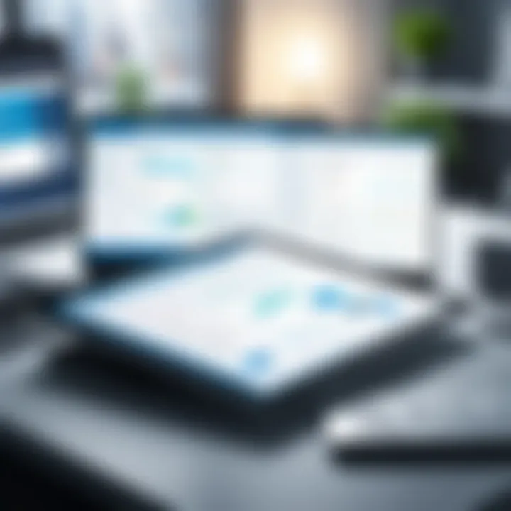 User-friendly interface of a popular accounting software