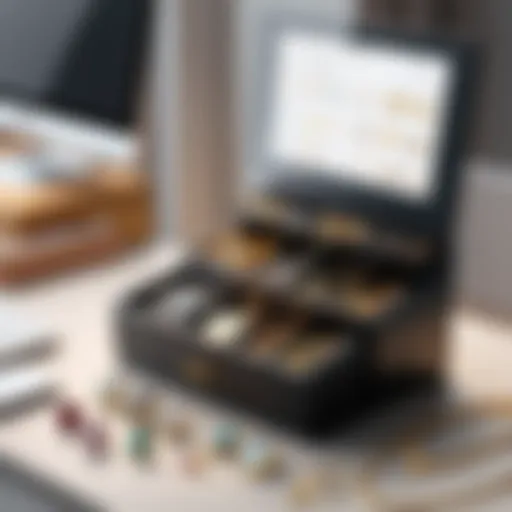 Jewelry inventory management system interface