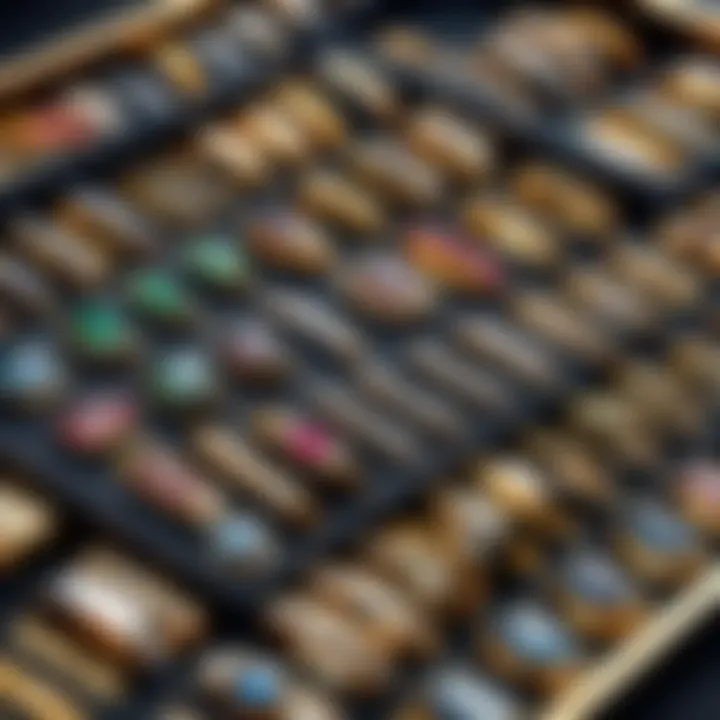 Jewelry stock management with visual display