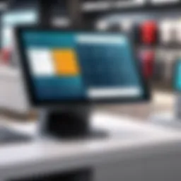 Modern POS interface designed for retail