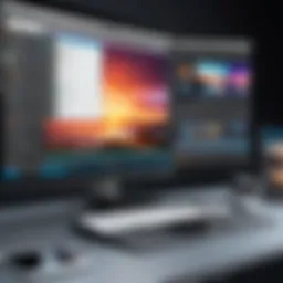 An advanced photo editing interface showcasing various editing tools and features
