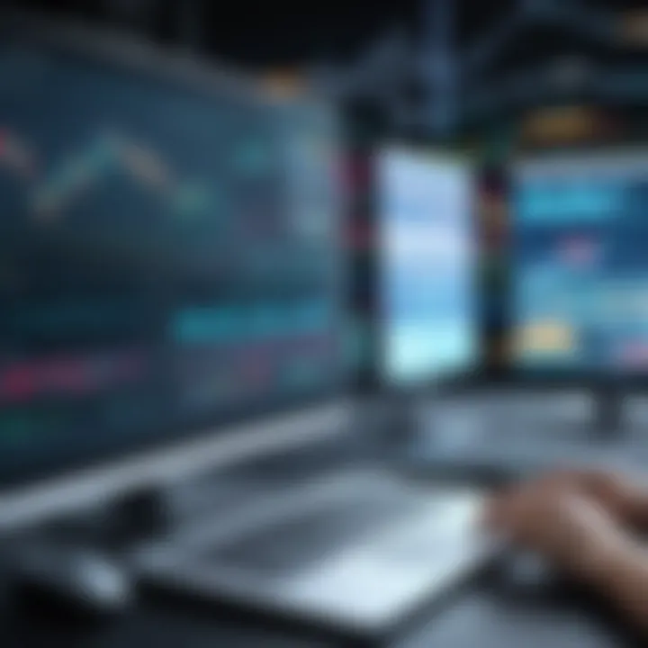 Illustration of user interface from leading trading platforms
