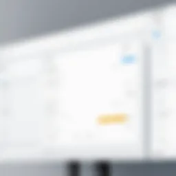 Interface showcasing Bookeo scheduling capabilities