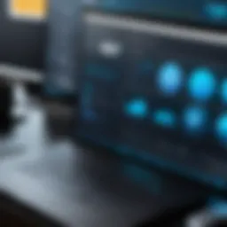 Illustration showcasing the Bringg platform interface and features