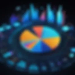 Visual representation of data analytics growth