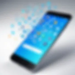 Visual representation of click-to-call marketing on mobile devices.