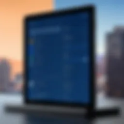 Screenshot of the Coinbase Windows app interface showcasing its features