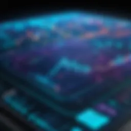 Visual representation of data solutions market dynamics