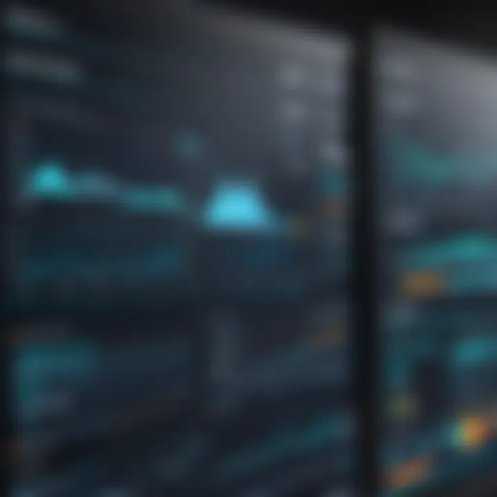 Network performance metrics dashboard