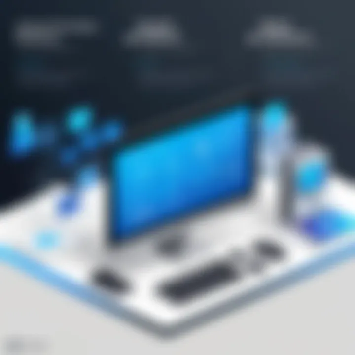 Infographic illustrating benefits of rental software for businesses
