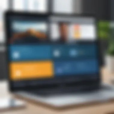 User Interface Overview of Zoom Webinar App User interface of Zoom Webinar App showcasing features