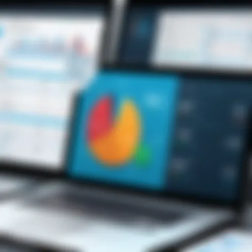 A detailed dashboard view of corporation tax filing software showcasing key features.