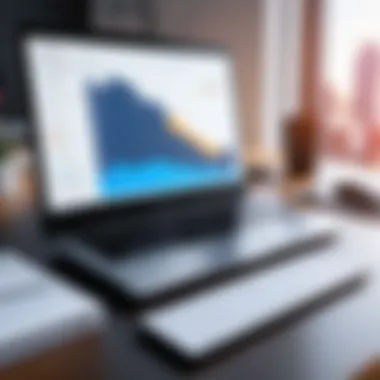 Efficiency Gains with Tax Filing Software An illustration depicting the efficiency gains achieved through the use of tax software in businesses.