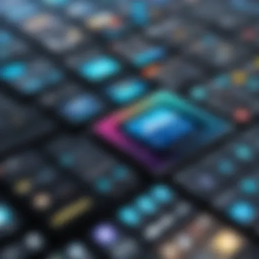 An overview of various photo editing software interfaces