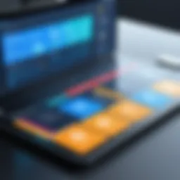 Visual representation of procurement workflow efficiency