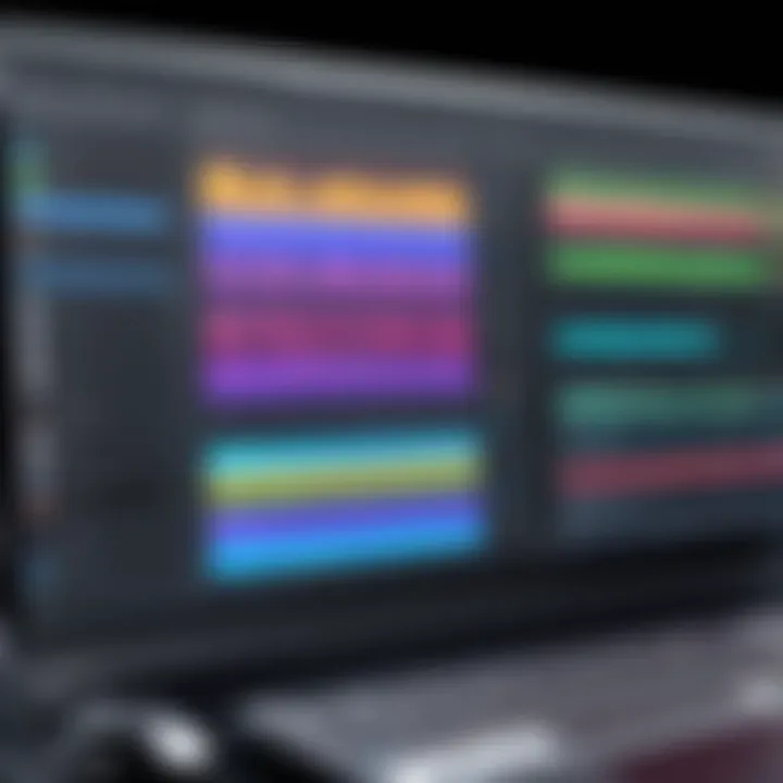 Various audio recording software options on a digital marketplace