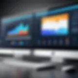 A modern interface of a CRM software displaying customer insights