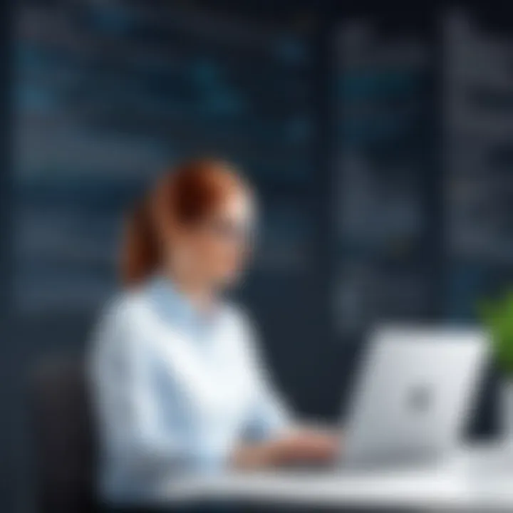 Graphic illustrating user feedback and reviews on CRM technologies
