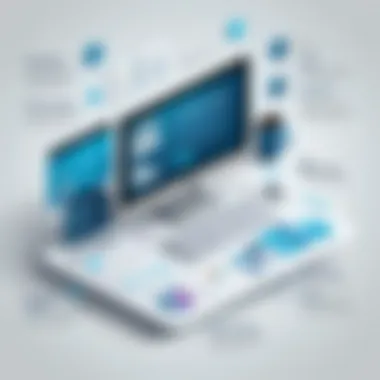 An infographic illustrating effective marketing strategies for online education