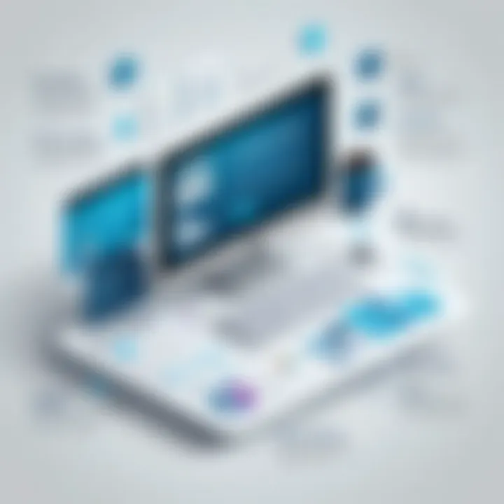 An infographic illustrating effective marketing strategies for online education