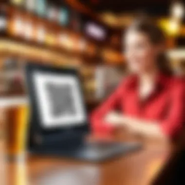 Enhancing Customer Engagement via Technology A graphic representation of customer engagement through technology