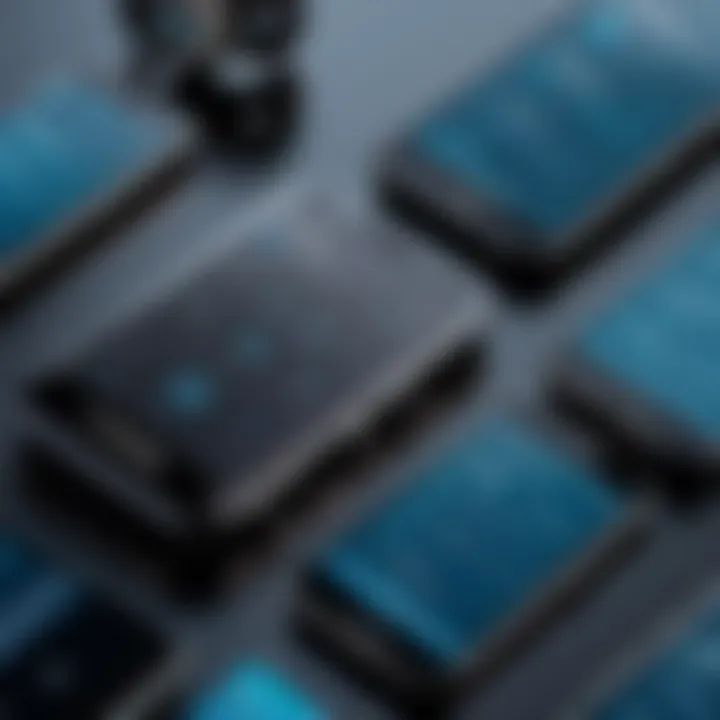 A detailed view of Cytracom phone features on display