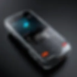 A sleek Cytracom phone model showcasing its modern design