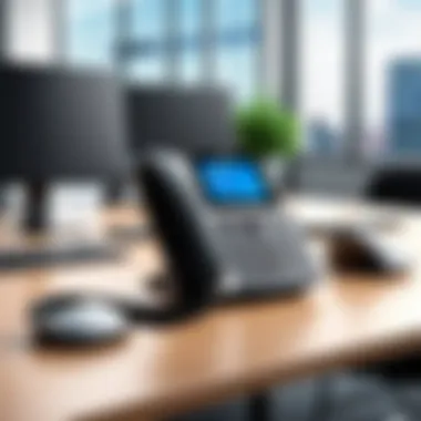 Cytracom Phones in an Office Setting An office environment with Cytracom phones in use