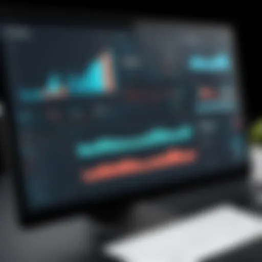 Visual representation of DashThis dashboard showcasing various metrics