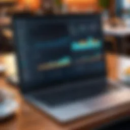 Visual representation of data analytics tools for restaurants