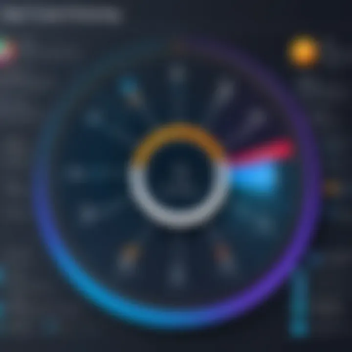 Diagram showcasing data privacy features in time tracking tools