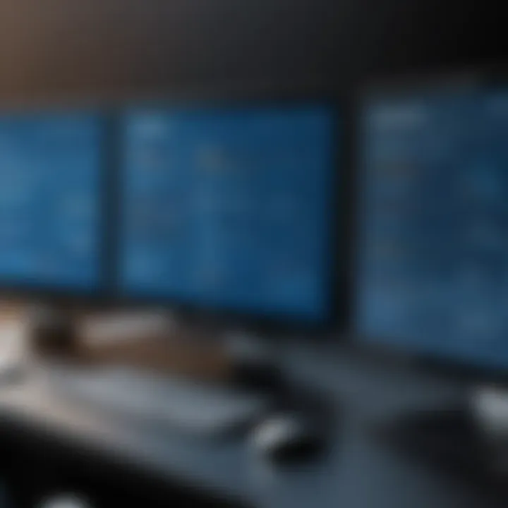 Visual guide showcasing scalability options in various DBMS