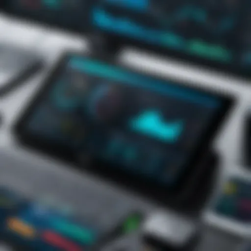 Detailed dashboard showcasing Deltek Costpoint features