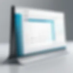 A sleek desktop calendar interface showing various features