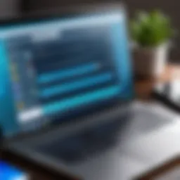 A laptop and smartphone displaying various instant messaging apps