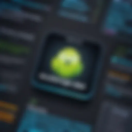 A visual representation of the Duolingo app interface showcasing its engaging design.