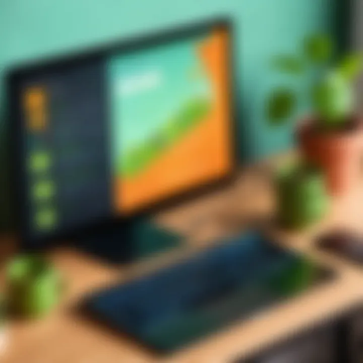 Illustration highlighting the unique gamification elements within the Duolingo learning process.