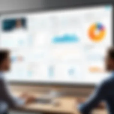 An employee engagement platform displaying interactive features for team collaboration.