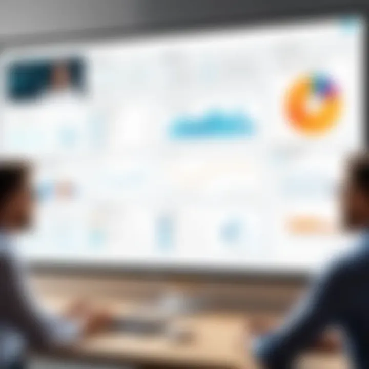 An employee engagement platform displaying interactive features for team collaboration.