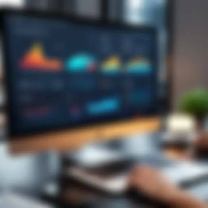 An engaging performance management system interface illustrating goal tracking.