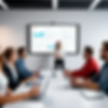 Collaboration Session with Digital Whiteboard Technology Collaboration session using digital whiteboard technology